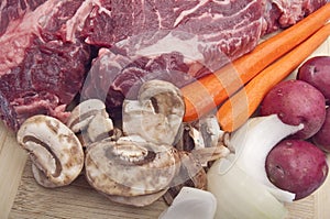 Pot Roast Dinner Preparation