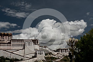 Potala Palace. Dalai lama place. Lhasa, Tibet