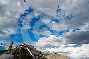 Potala palace in Lhasa, Tibet.