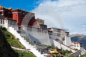 Potala palace in Lhasa, Tibet.