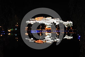 Potala Palace at night