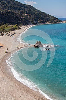 Potami beach in Samos island