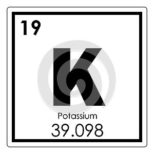 Potassium chemical element photo