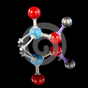 Potassium Nitrate molecule model photo