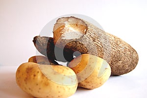 Potato and African yam photo