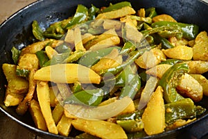 Potato Capsicum Curry photo