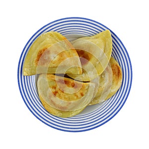 Potato Cheddar Cheese Pastries Plate