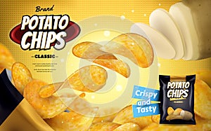 Potato chip ads