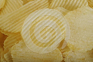 Potato chips background