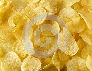 Potato chips background