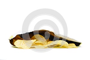 Potato chips in bag