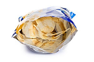 Potato chips in bag