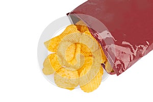Potato chips bag
