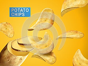 Potato chips elements