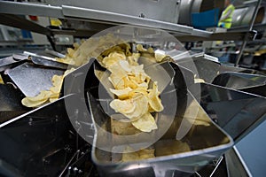 Potato chips factory