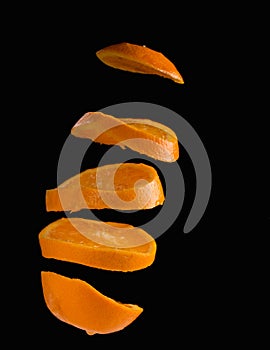 Potato chips falling