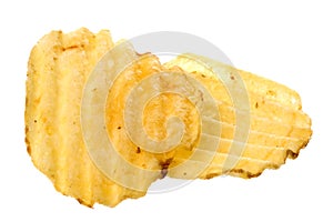 Potato Chips Isolated