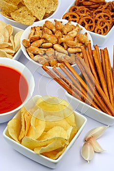 Potato chips and other salty snacks