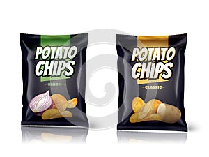 Potato chips package design