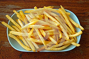 Potato chips, on a plate with food