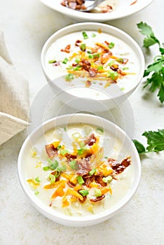 Potato creamy soup