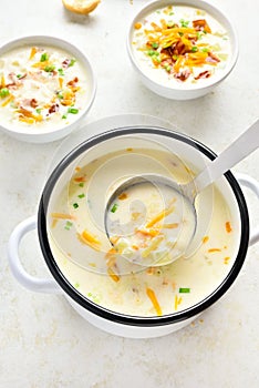 Potato creamy soup