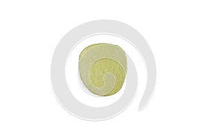 Potato crisps chip isolate