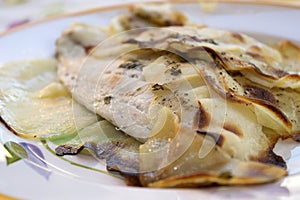 Potato-Crusted plaice Fillets