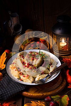 Potato dumpling originating from Poland