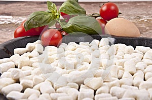 Potato gnocchi with flour aproteica