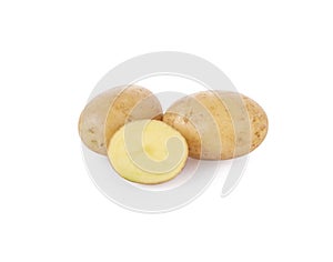 Potato isolated on white background