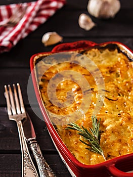 Potato-onion casserole