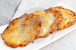 Potato Pancakes, Draniki, Deruny, Potato Latkes or Boxties