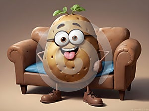 Potato Paul Character,