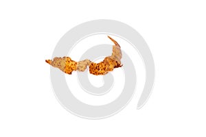 Potato peeling closeup