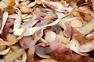 Potato peelings photo