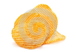 Potato ripple chips