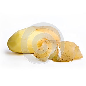 Potatoe isolated on white photo