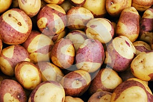 Potatoes at a farmers' market