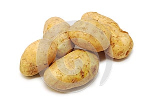 Potatoes isolated