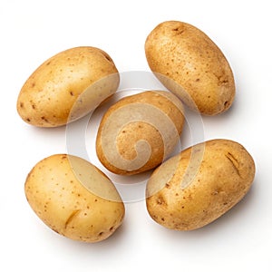 Potatoes isolated