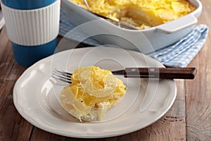 Potatoes a la dauphinoise