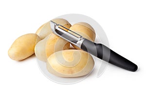 Potatoes and Peeler