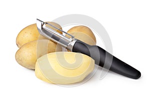 Potatoes and Peeler photo