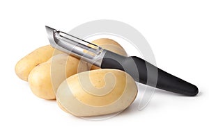 Potatoes and Peeler photo