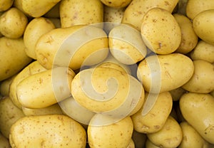 Potatoes in the supermarket - Solanum tuberosum