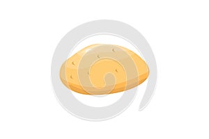 Potatoes vector illustration. Isolated white background
