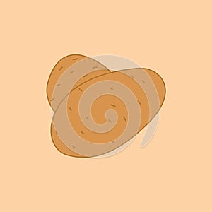 Potatoes Vector Illustration Vector Clip Art