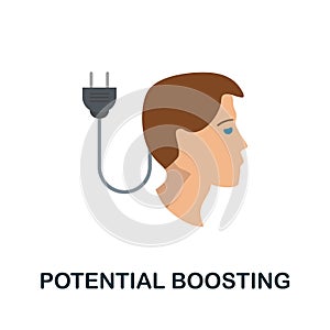 Potential Boosting icon. Simple element from business motivation collection. Creative Potential Boosting icon for web design,