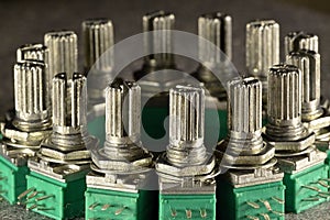 Potentiometers variable resistors